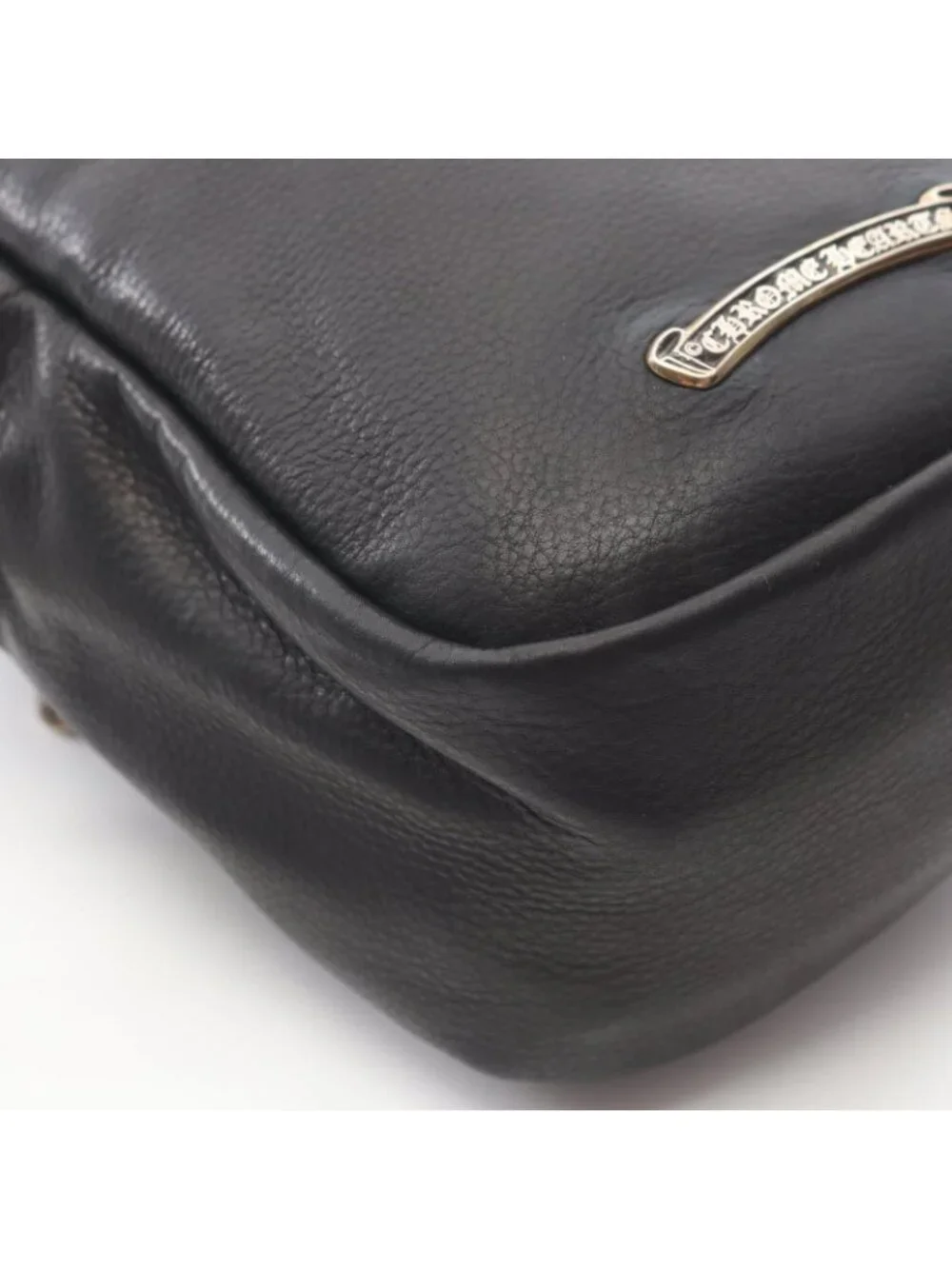 Chrome Hearts Shoulder Bag Taka Mini Takamini Cemetery Cross Patch Leather